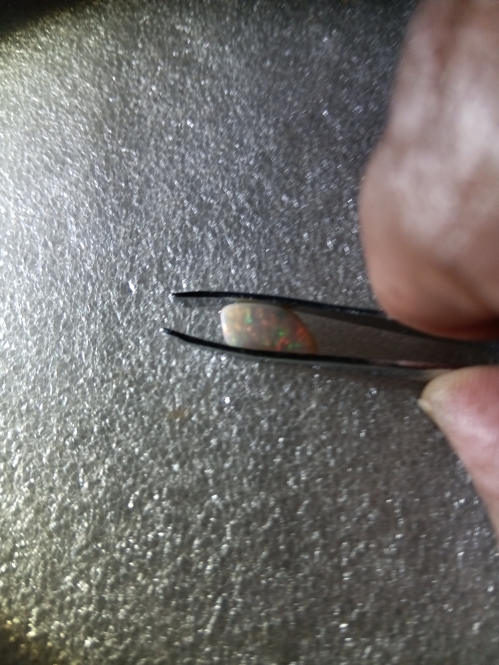 Full Of COLOR! Natural 2.0ct Freeform Australian Lightning Ridge Crystal Opal